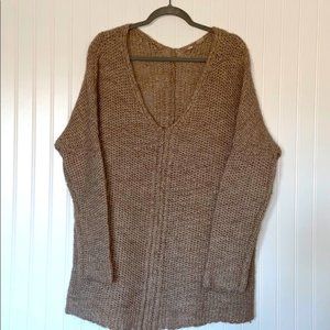Anthropologie V-Neck Sweater Wool